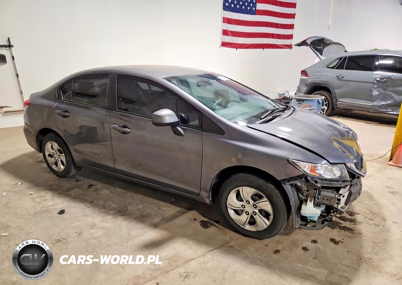 2013 Honda Civic Lx VIN:19XFB2F54DE265634 - 4