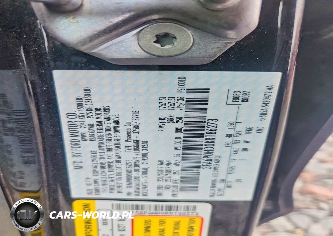 2019 Ford Fusion Se VIN:3FA6P0HD0KR186273 - 13