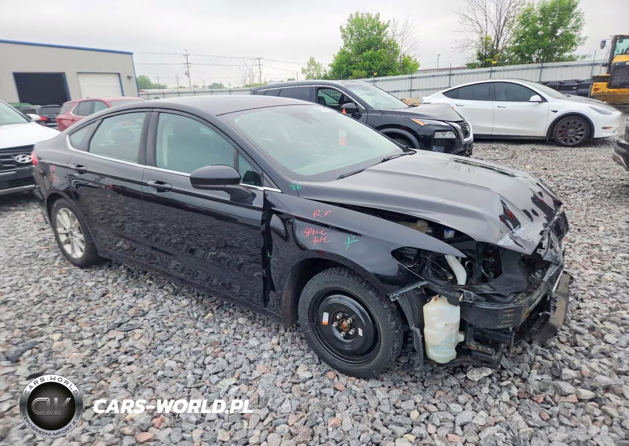 2019 Ford Fusion Se VIN:3FA6P0HD0KR186273 - 4
