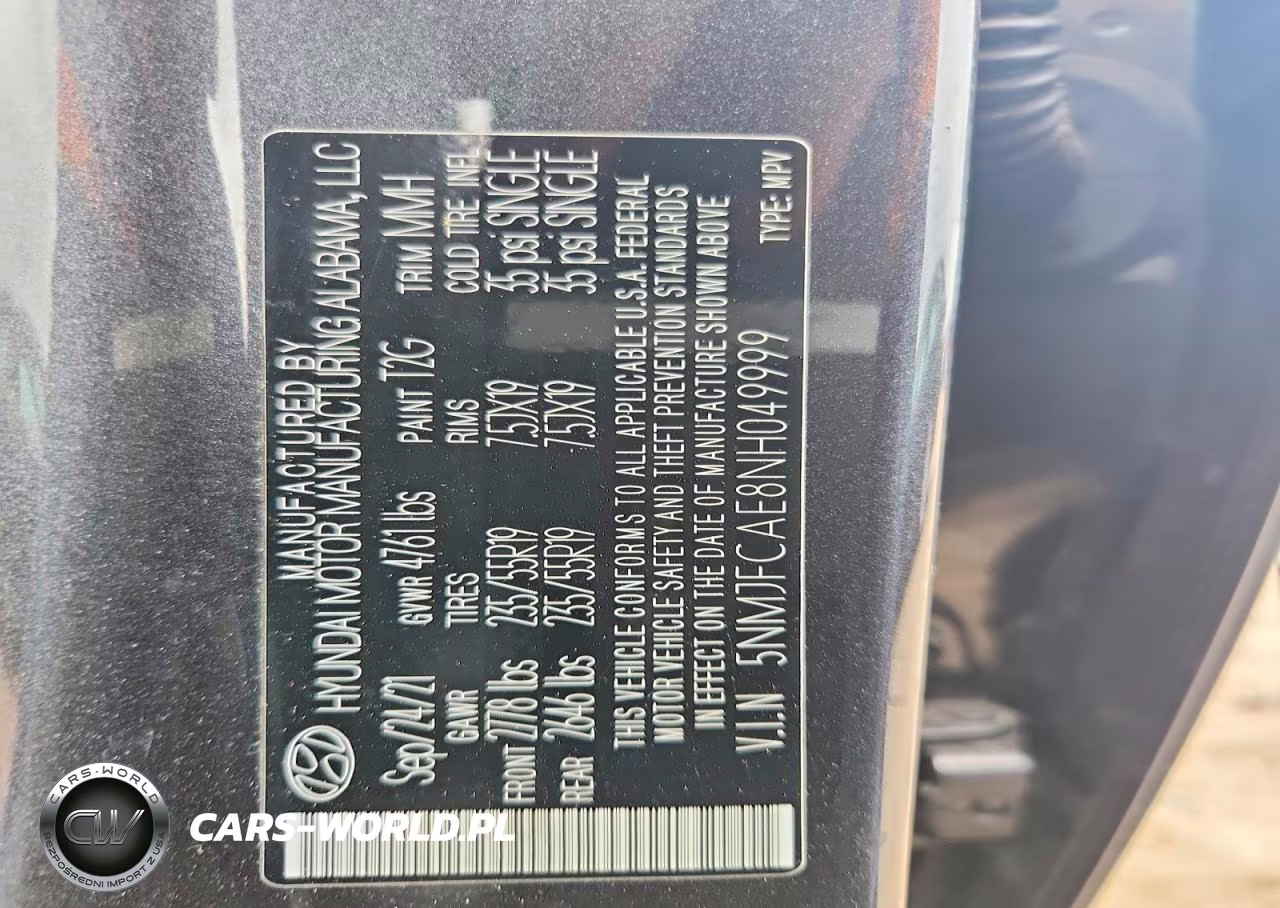 2022 Hyundai Tucson Sel VIN:5NMJFCAE8NH049999 - 12