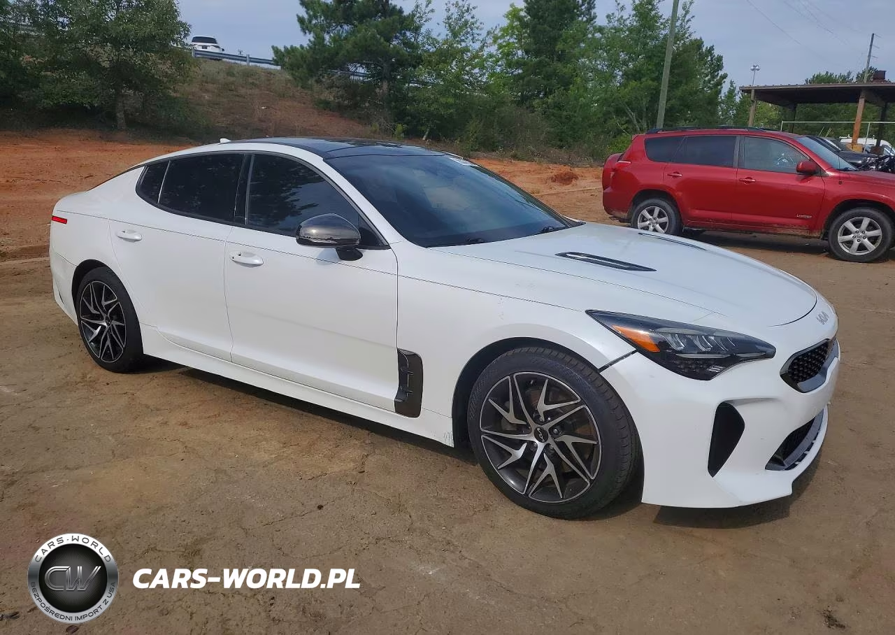 2022 Kia Stinger Gt Line VIN:KNAE35LD9N6116629 - 4
