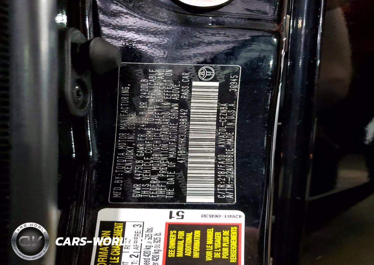 2018 Toyota Camry Le VIN:4T1B11HK3JU098142 - 12