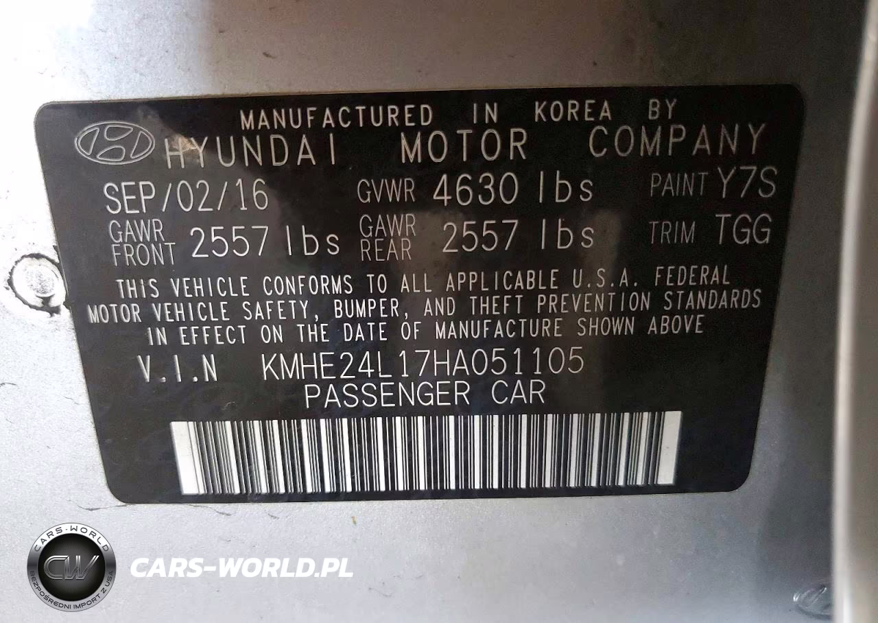 2017 Hyundai Sonata Hybrid Se VIN:KMHE24L17HA051105 - 12