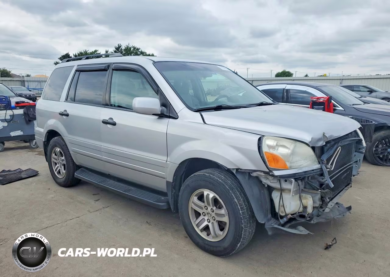 2003 Honda Pilot Exl VIN:2HKYF18573H555218 - 4