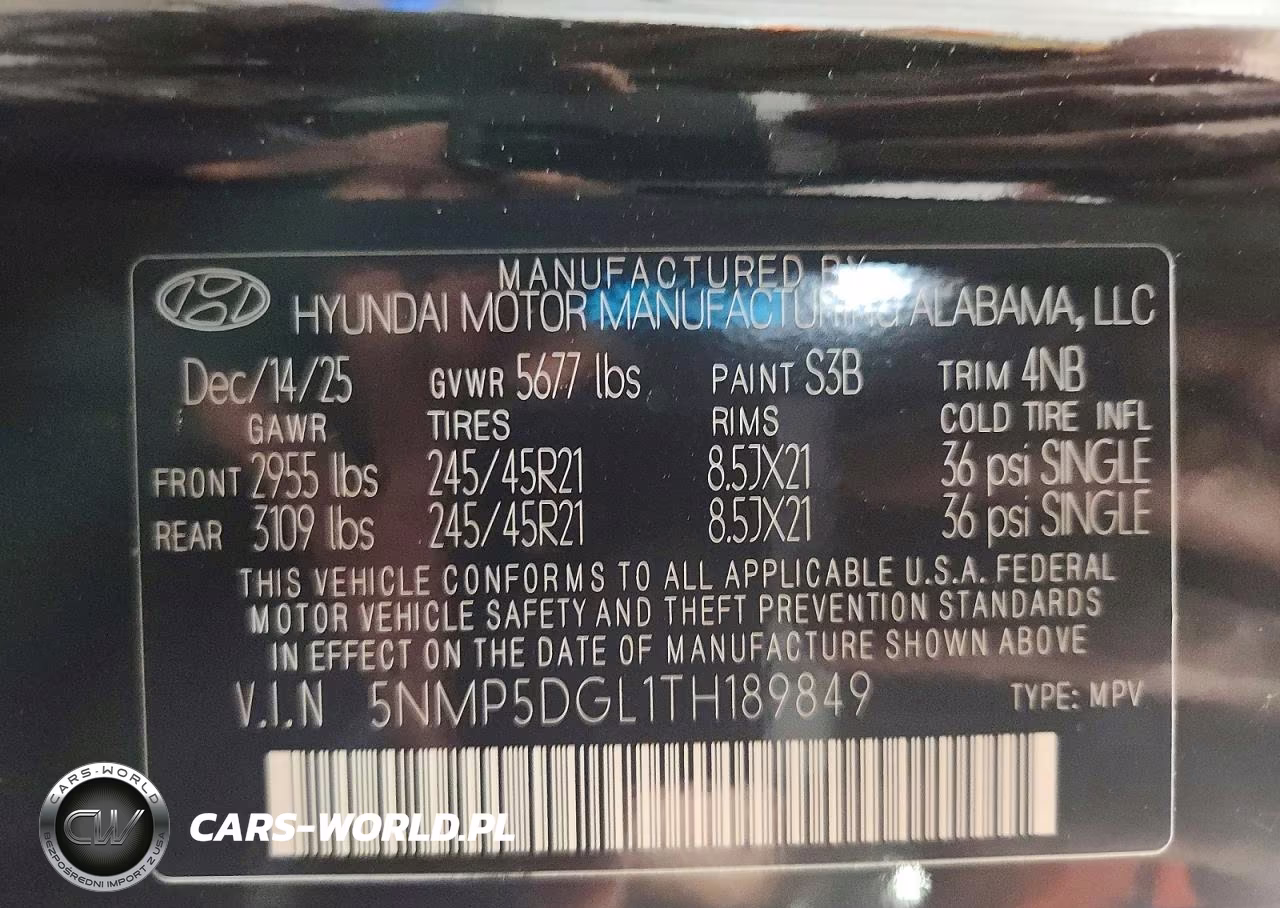 2026 Hyundai Santa Fe Calligraphy VIN:5NMP5DGL1TH189849 - 14