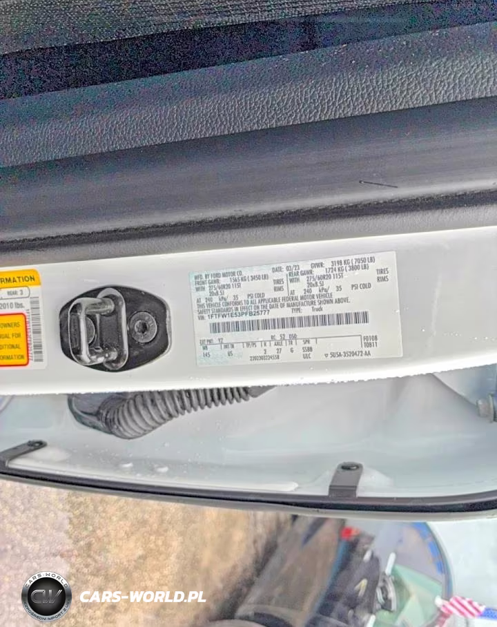 2023 Ford F150 Supercrew VIN:1FTFW1E53PFB25777 - 10