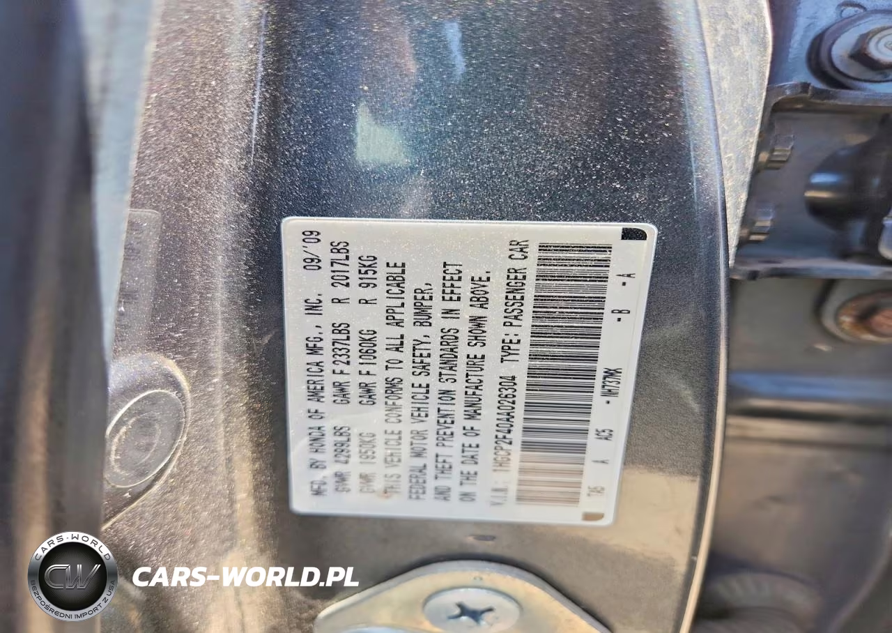 2010 Honda Accord Lxp VIN:1HGCP2F40AA026304 - 12