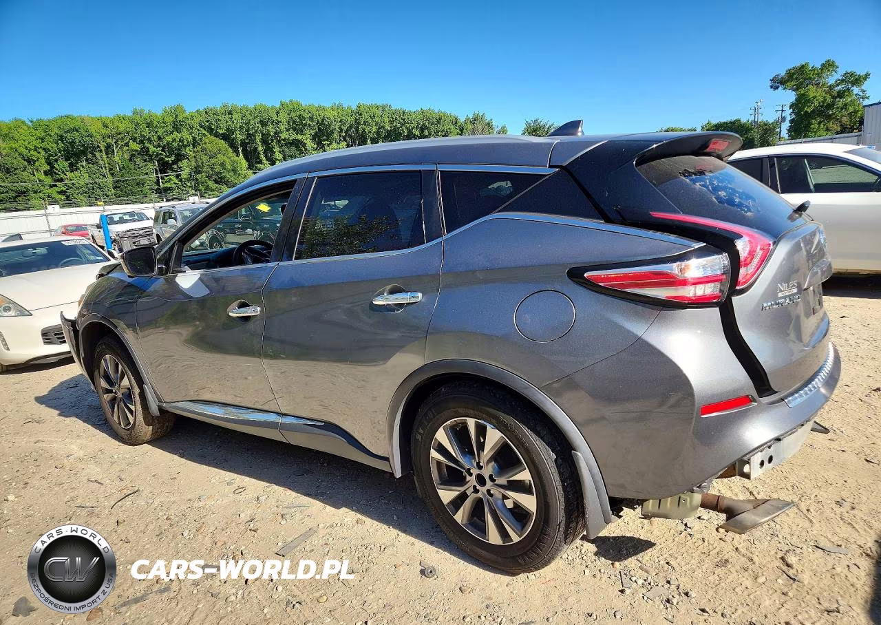 2017 Nissan Murano Sl VIN:5N1AZ2MG2HN164325 - 2