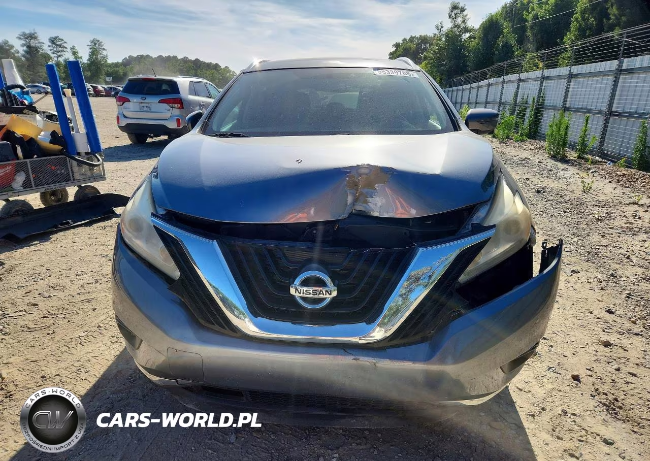 2017 Nissan Murano Sl VIN:5N1AZ2MG2HN164325 - 5