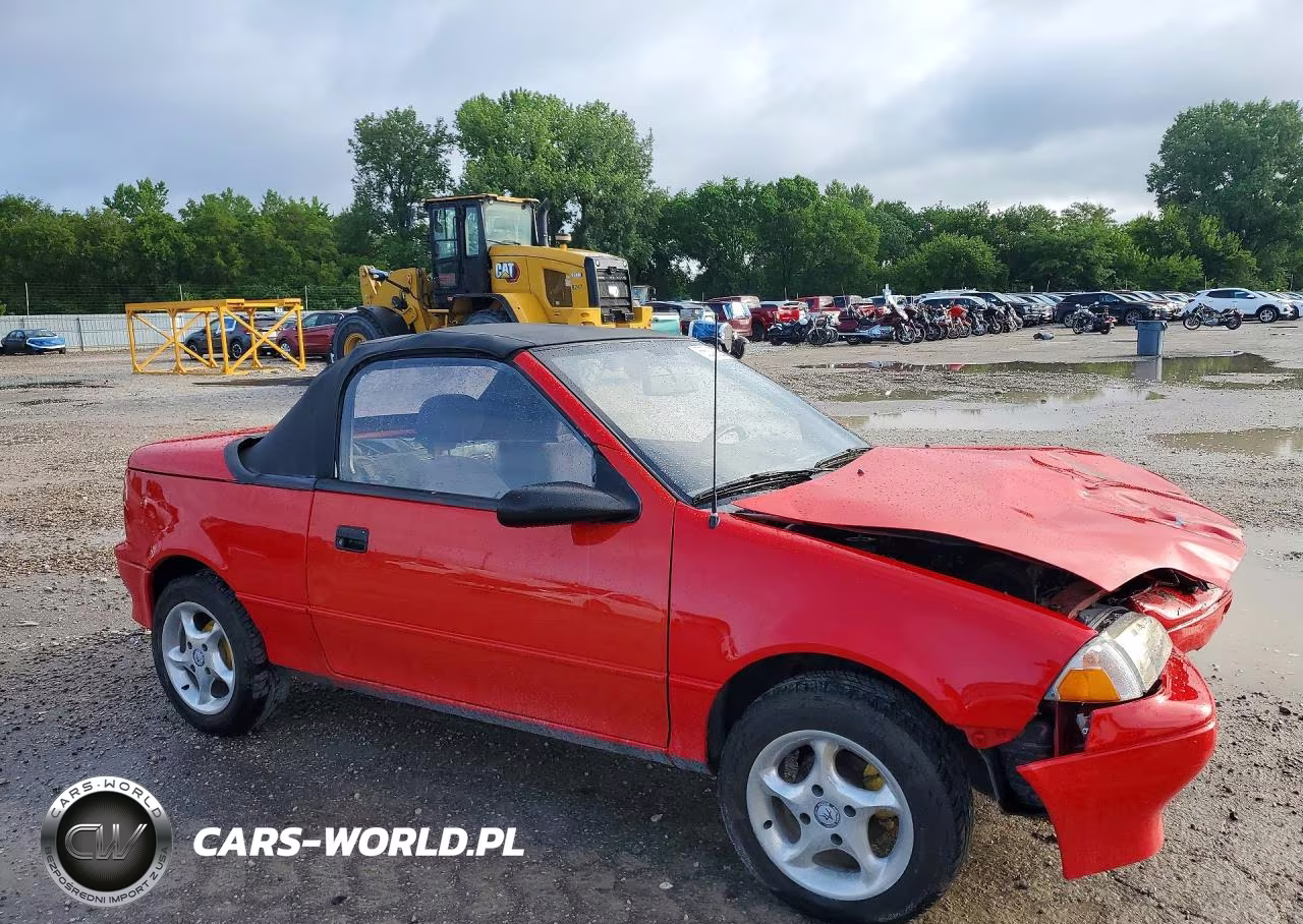 1991 Geo Metro Lsi Sprint Cl VIN:JG1MR3363MK605321 - 4