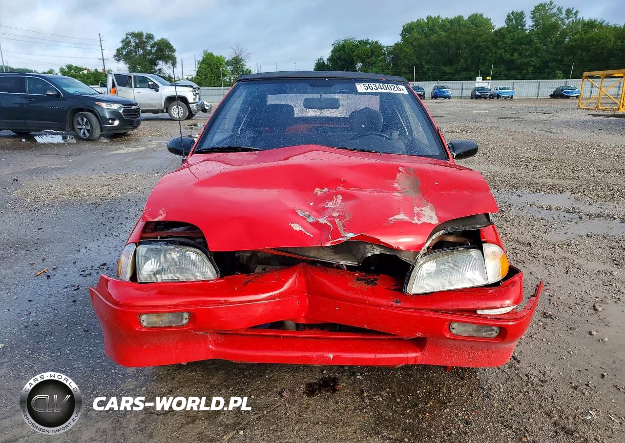 1991 Geo Metro Lsi Sprint Cl VIN:JG1MR3363MK605321 - 5