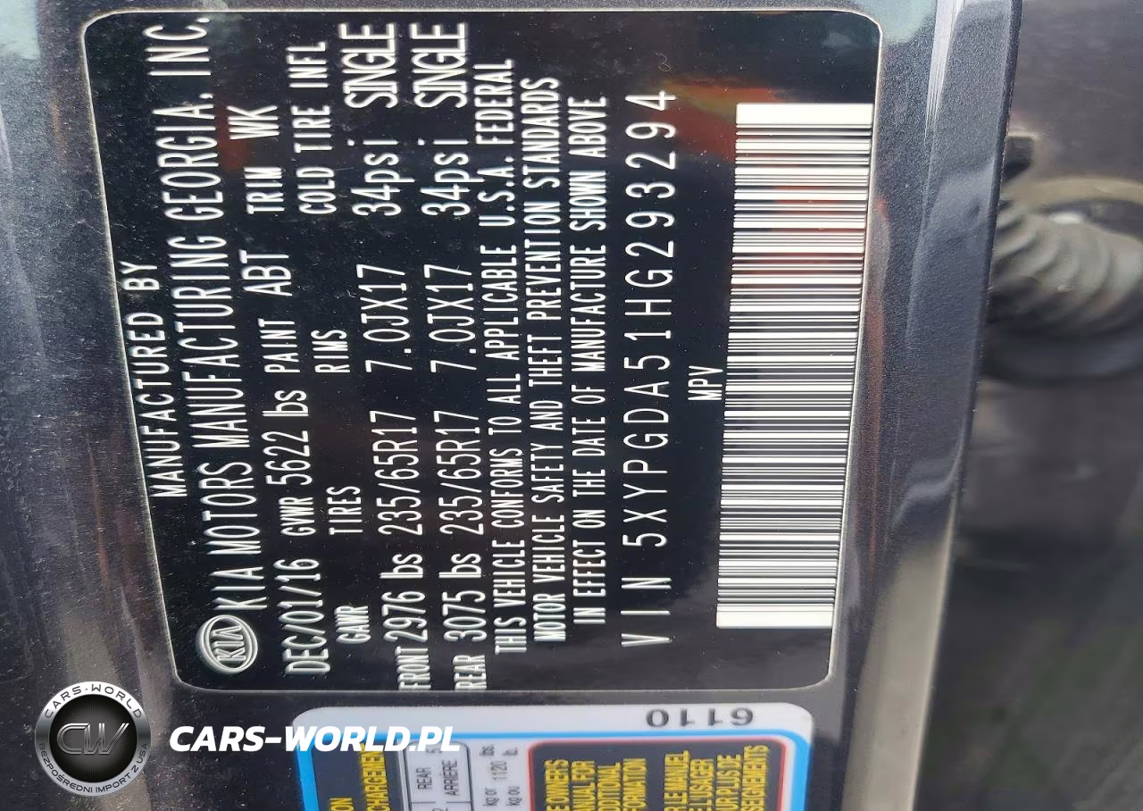 2017 Kia Sorento Lx V6 VIN:5XYPGDA51HG293294 - 13