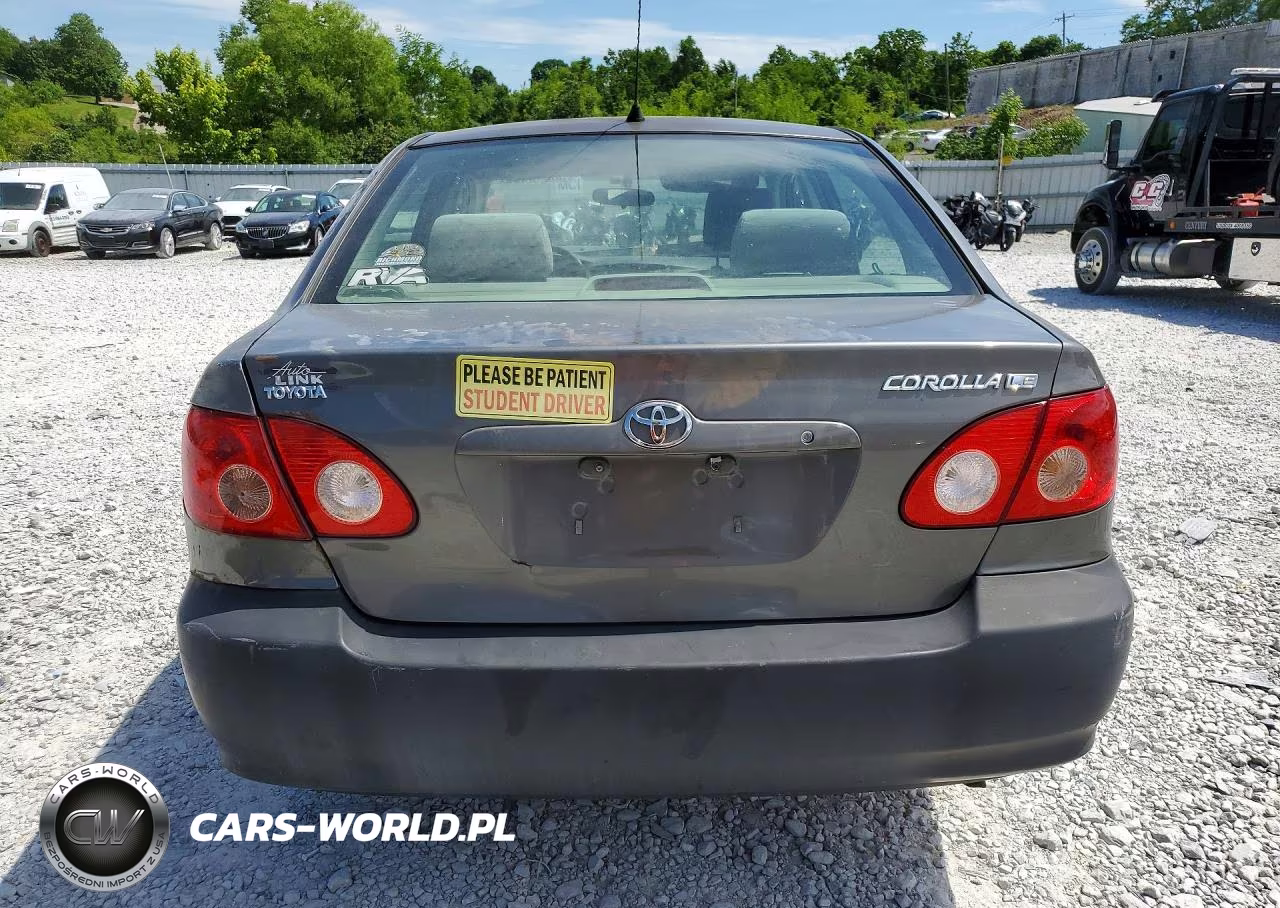 2006 Toyota Corolla Le VIN:2T1BR32E46C648609 - 6