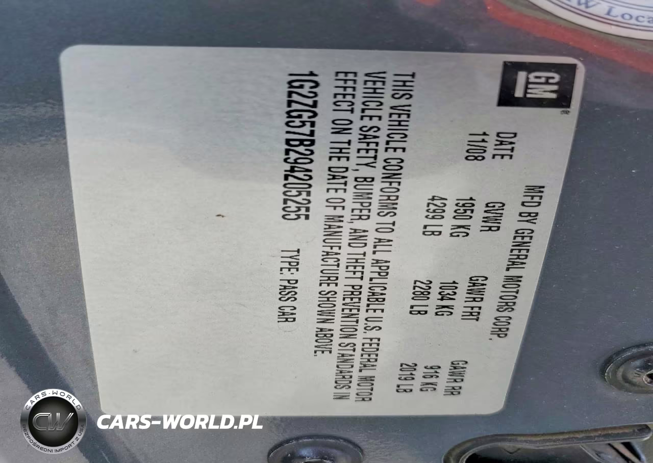 2009 Pontiac G6 VIN:1G2ZG57B294205255 - 12
