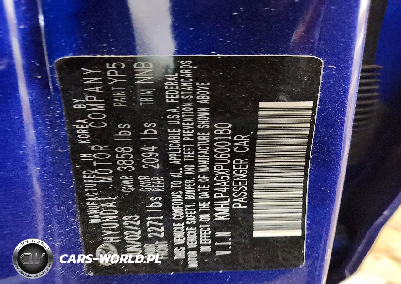2023 Hyundai Elantra Limited VIN:KMHLP4AGXPU600180 - 12