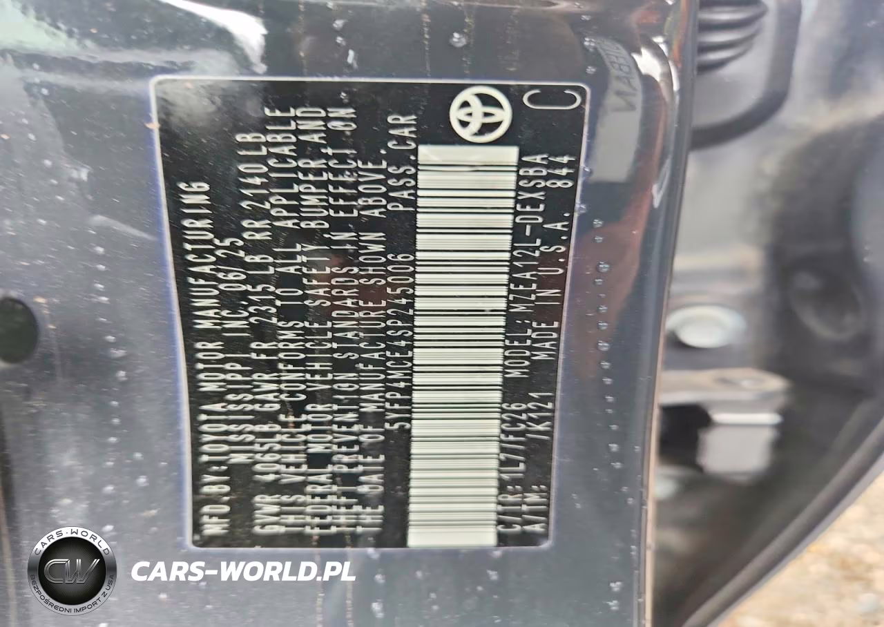 2025 Toyota Corolla Se VIN:5YFP4MCE4SP245006 - 12