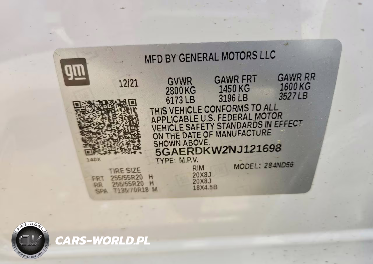 2022 Buick Enclave Avenir VIN:5GAERDKW2NJ121698 - 13