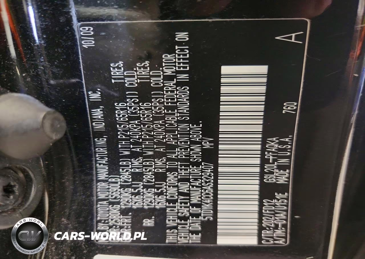 2010 Toyota Sienna Xle VIN:5TDYK4CC6AS329407 - 14