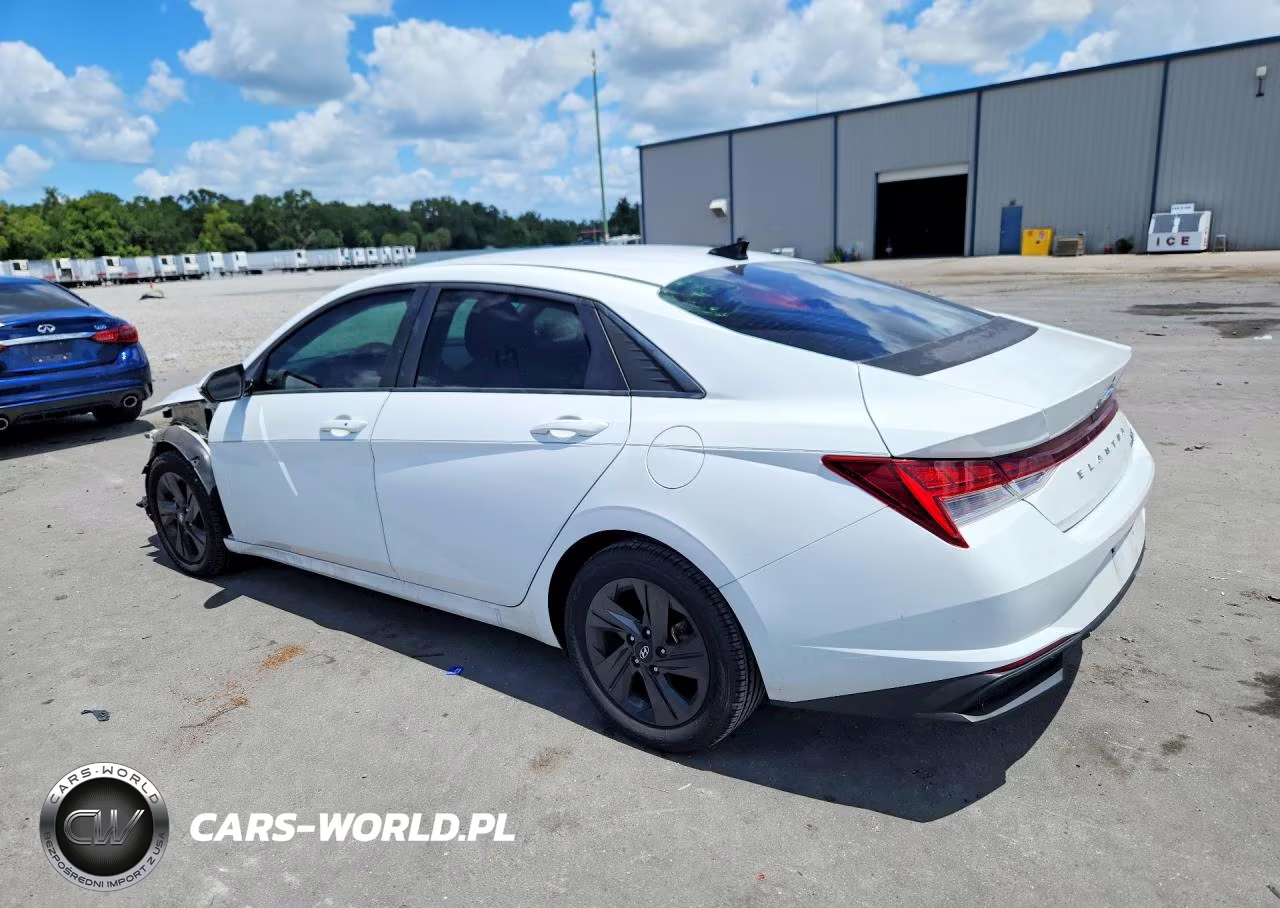 2021 Hyundai Elantra Blue VIN:KMHLM4AJ6MU011840 - 2