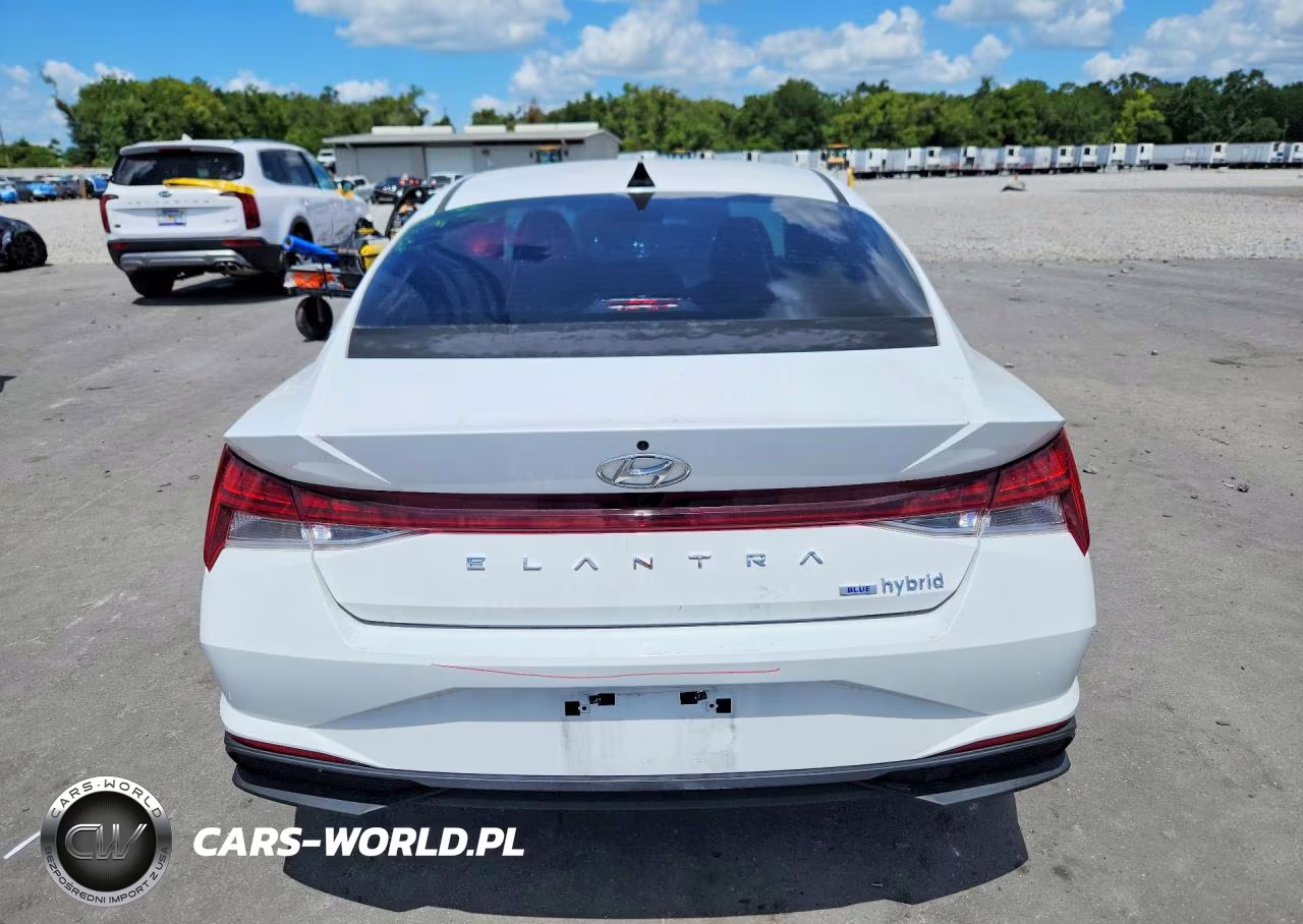 2021 Hyundai Elantra Blue VIN:KMHLM4AJ6MU011840 - 6