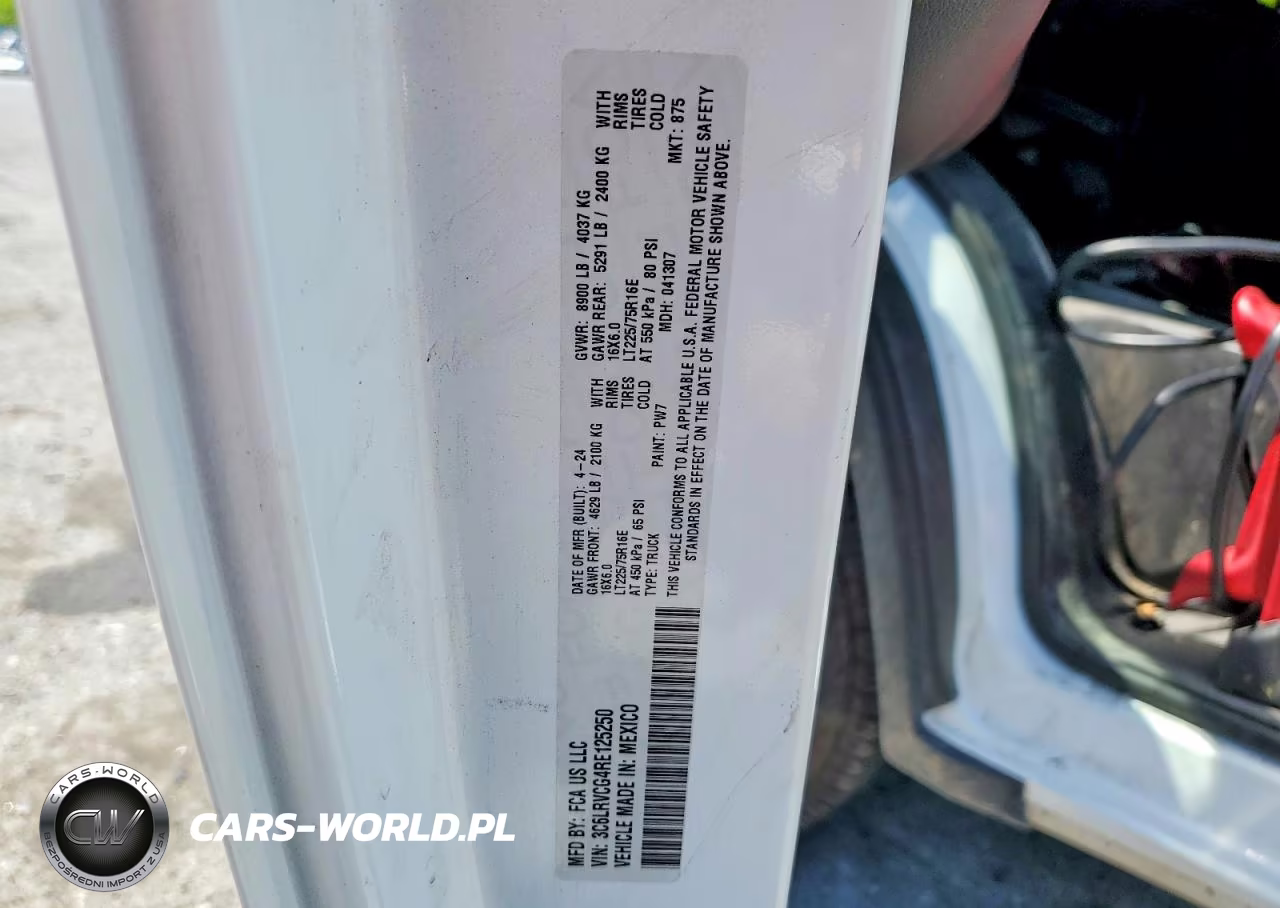 2024 Ram Promaster 2500 Delivery Van VIN:3C6LRVCG4RE125250 - 13