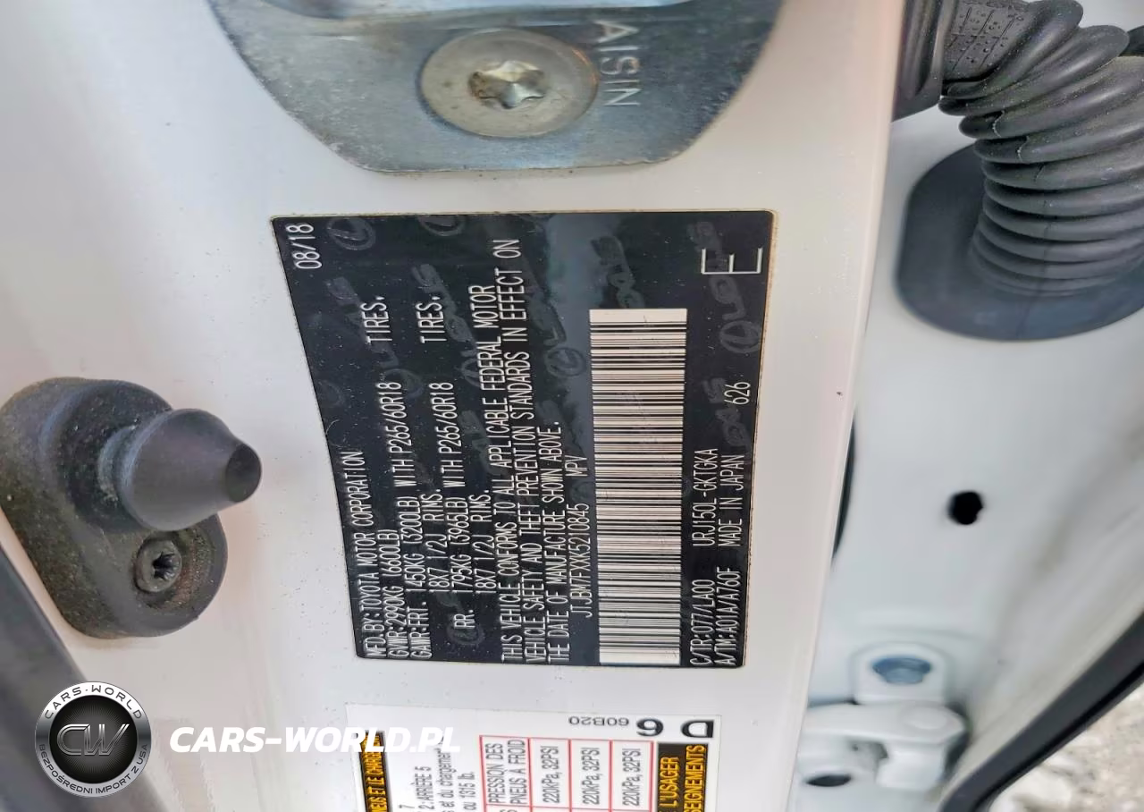 2019 Lexus Gx 460 VIN:JTJBM7FXXK5210845 - 13