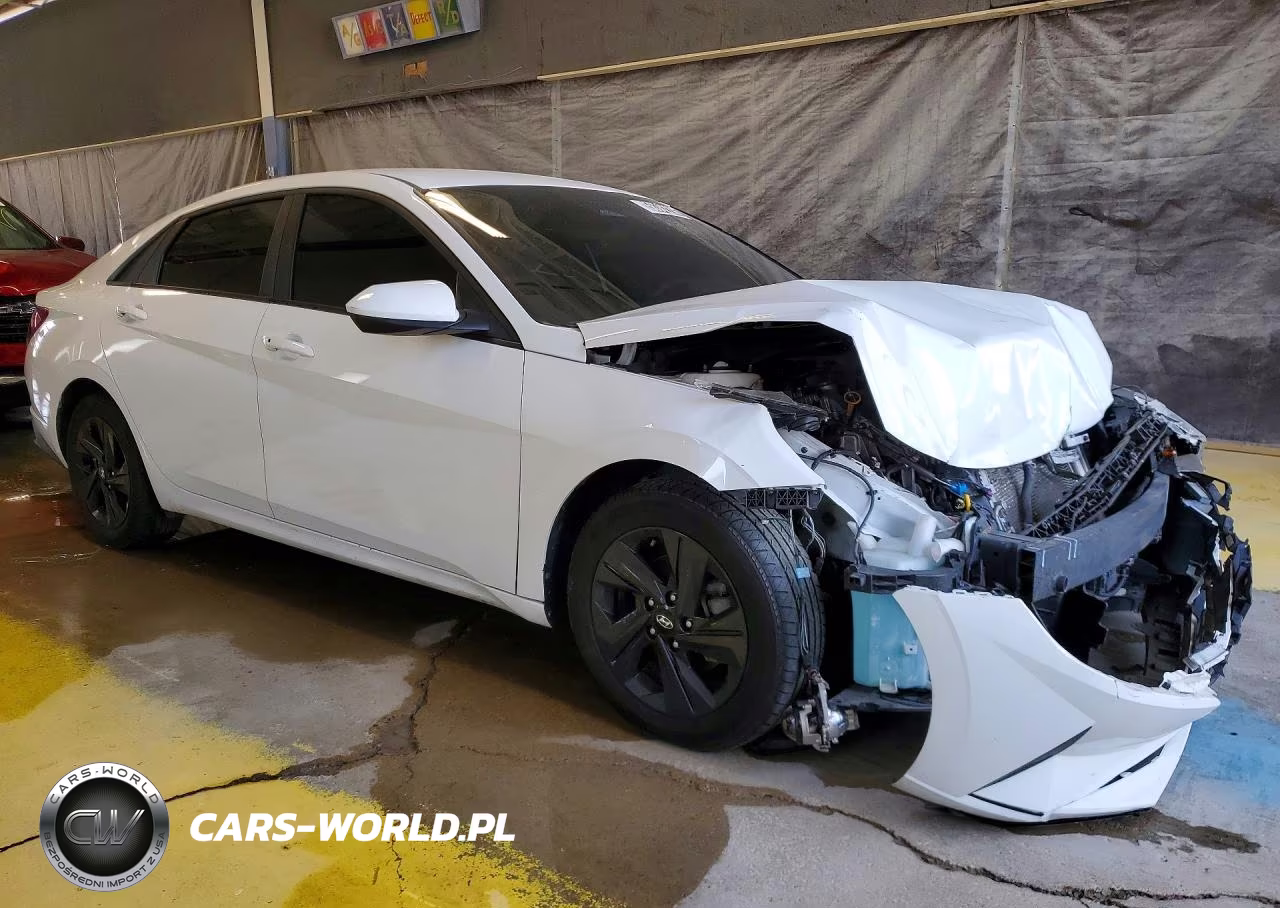 2023 Hyundai Elantra Blue VIN:KMHLM4AJ9PU039703 - 4