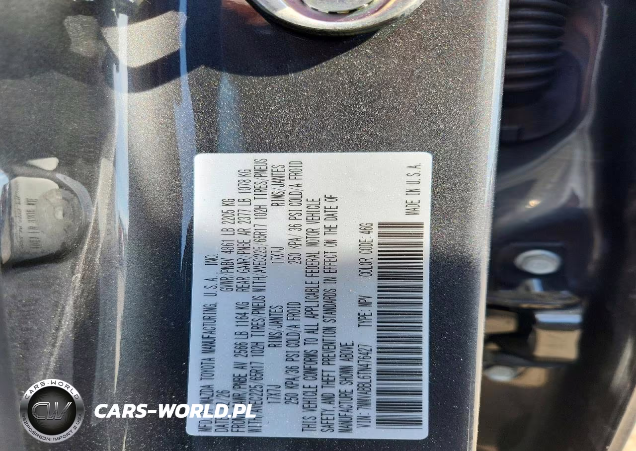 2026 Mazda Cx-50 Preferred VIN:7MMVABBL6TN476427 - 14