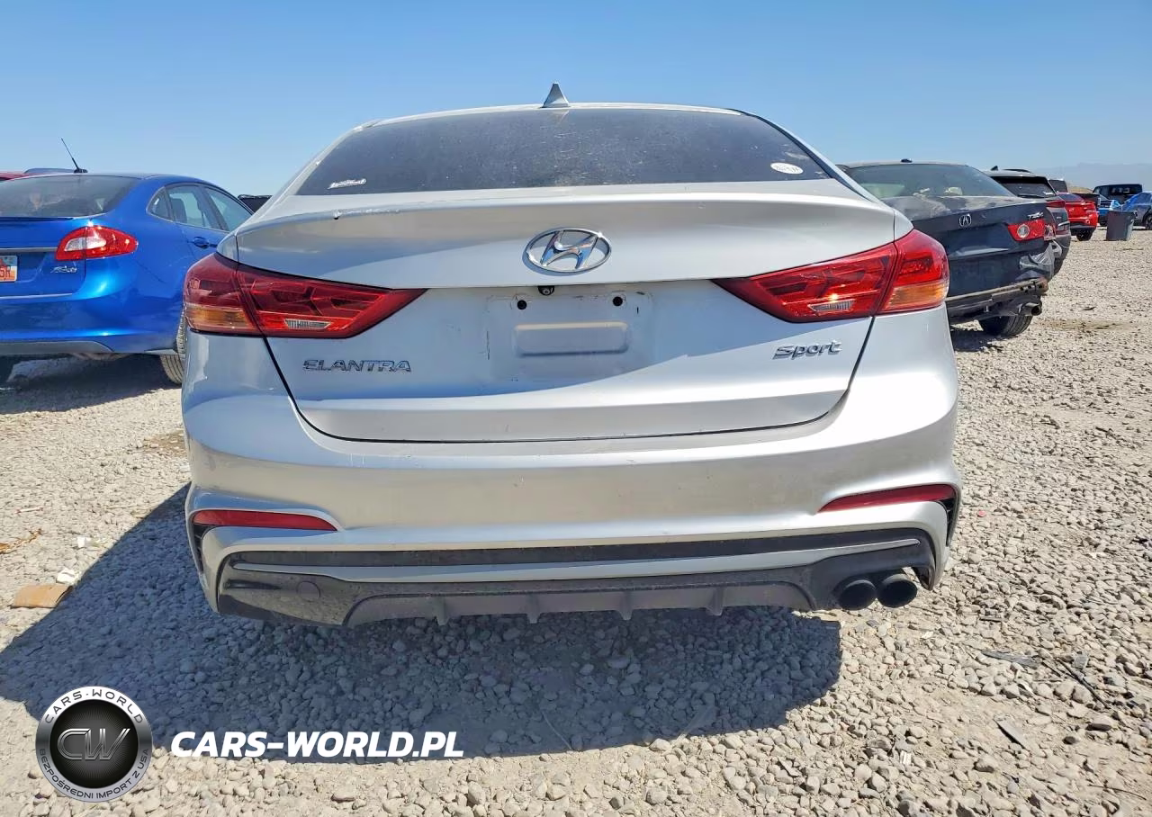2017 Hyundai Elantra Sport VIN:KMHD04LB5HU365568 - 6