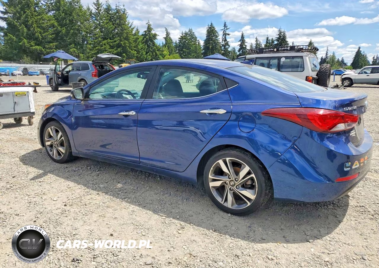 2016 Hyundai Elantra Limited VIN:5NPDH4AE3GH723480 - 2