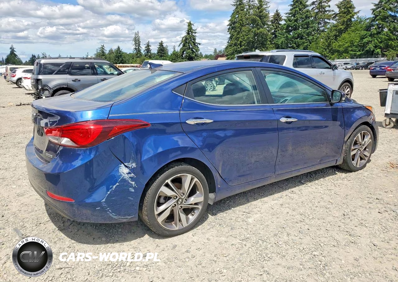 2016 Hyundai Elantra Limited VIN:5NPDH4AE3GH723480 - 3