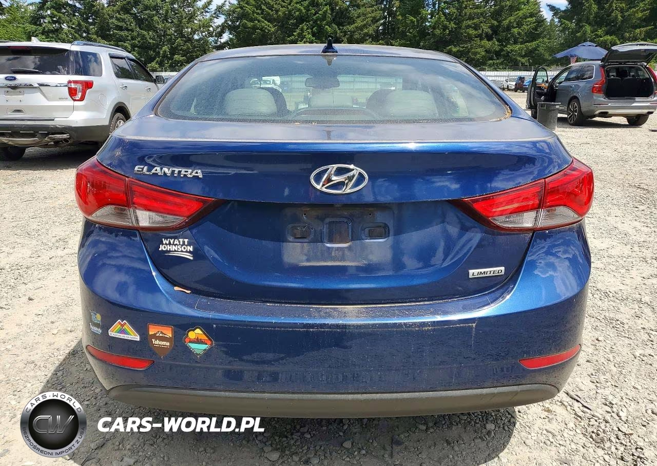 2016 Hyundai Elantra Limited VIN:5NPDH4AE3GH723480 - 6