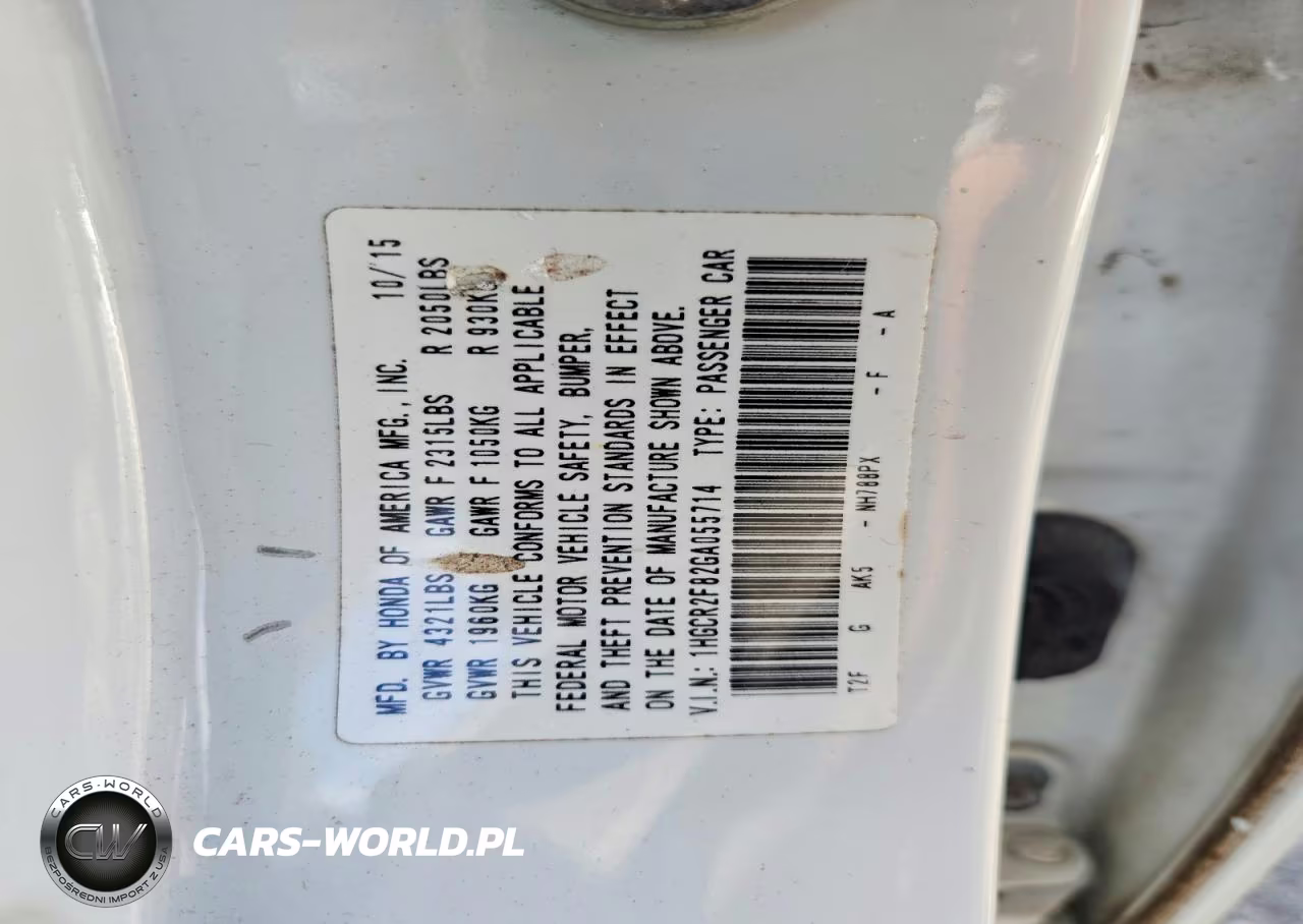2016 Honda Accord Exl VIN:1HGCR2F82GA055714 - 12