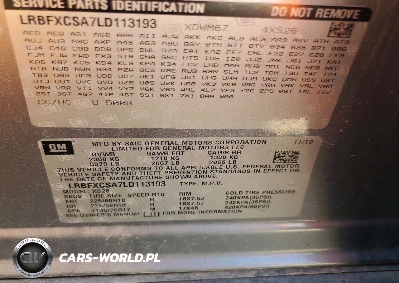 2020 Buick Envision Essence VIN:LRBFXCSA7LD113193 - 13