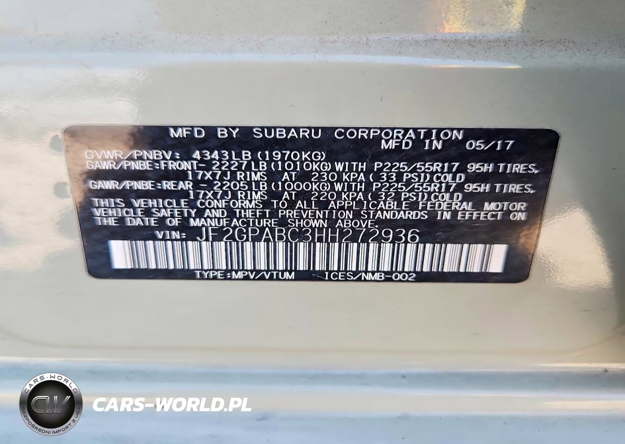 2017 Subaru Crosstrek Premium VIN:JF2GPABC3HH272936 - 13