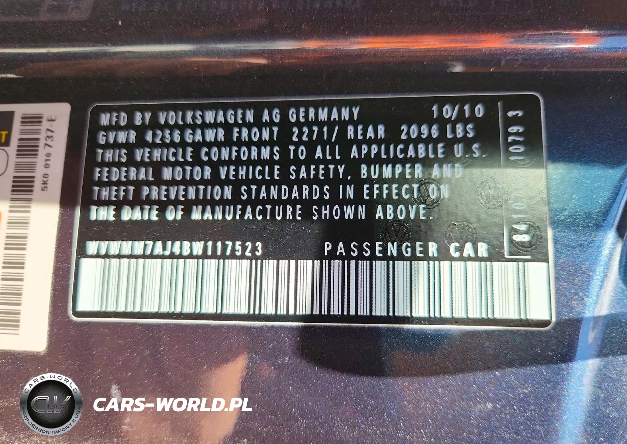 2011 Volkswagen Golf 2D Tdi VIN:WVWMM7AJ4BW117523 - 13