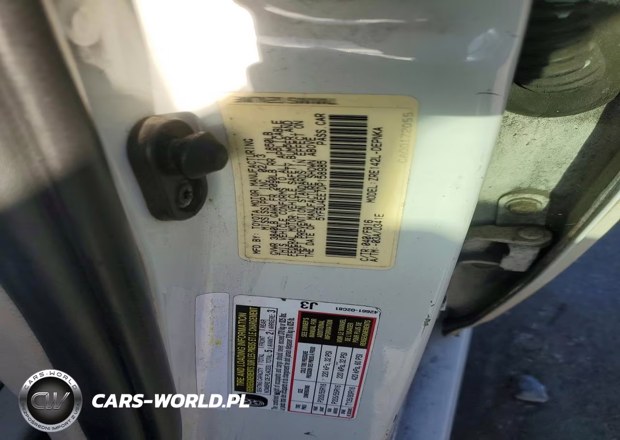 2013 Toyota Corolla Le VIN:5YFBU4EE7DP158985 - 12