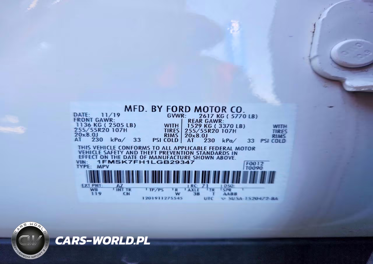 2020 Ford Explorer Limited VIN:1FMSK7FH1LGB29347 - 14