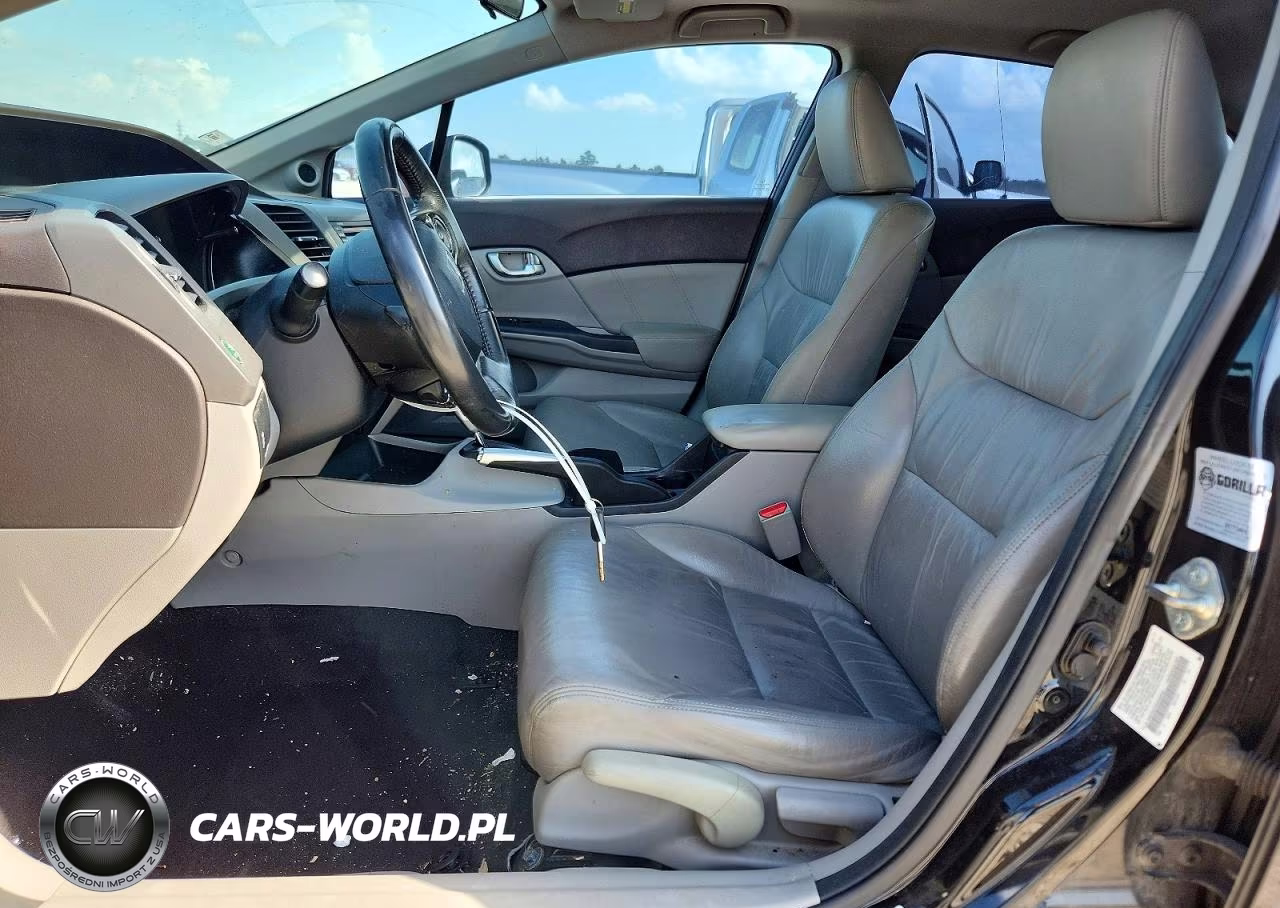 2012 Honda Civic Exl VIN:2HGFB2F95CH540452 - 7