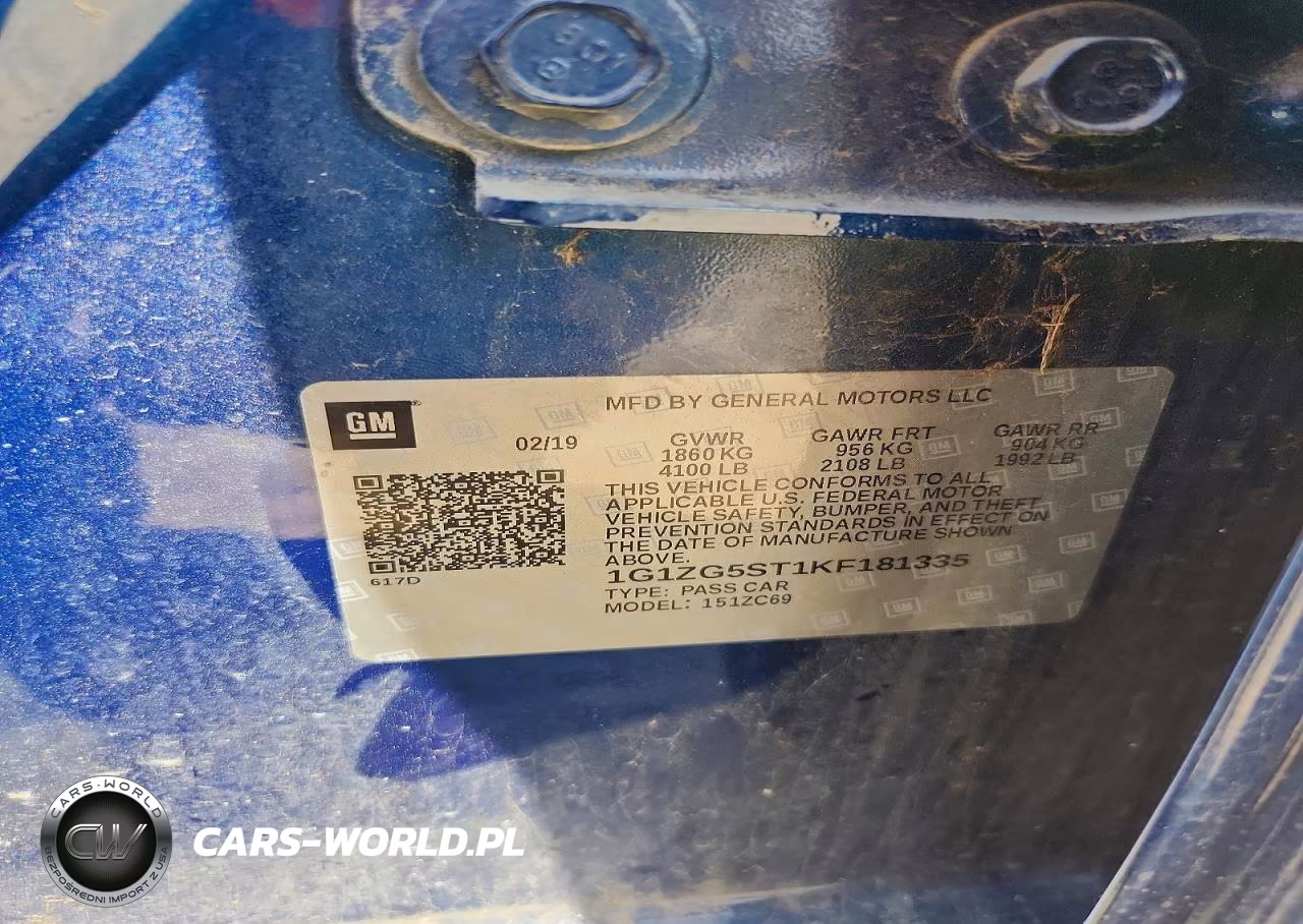 2019 Chevrolet Malibu Rs VIN:1G1ZG5ST1KF181335 - 12
