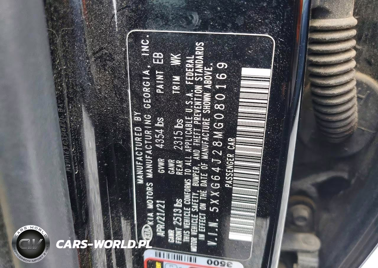 2021 Kia K5 Gt Line VIN:5XXG64J28MG080169 - 12