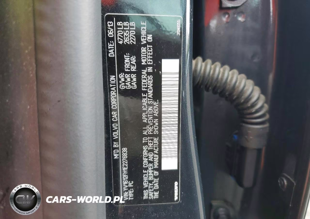 2014 Volvo S60 T5 VIN:YV1612FH1E2276838 - 13