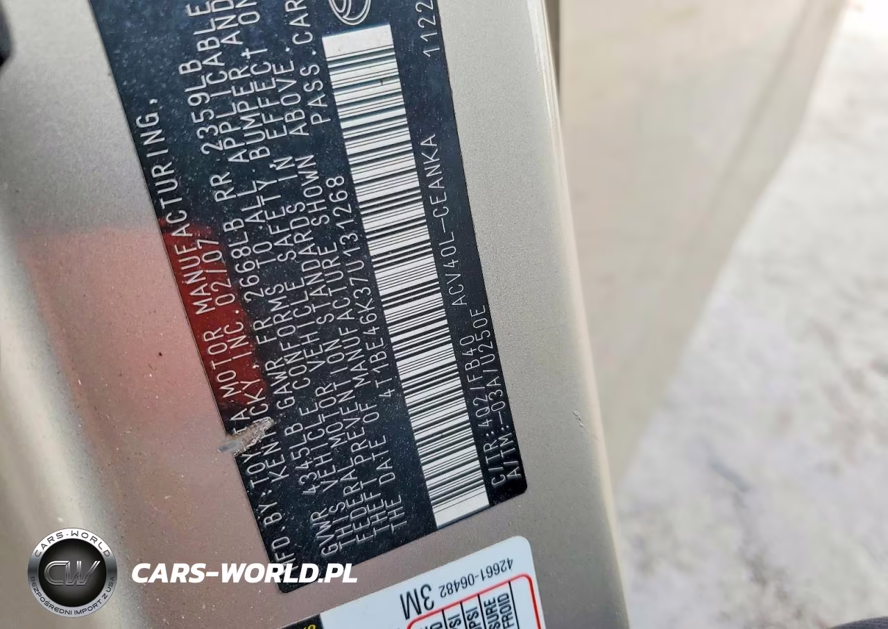 2007 Toyota Camry Ce VIN:4T1BE46K37U131268 - 24