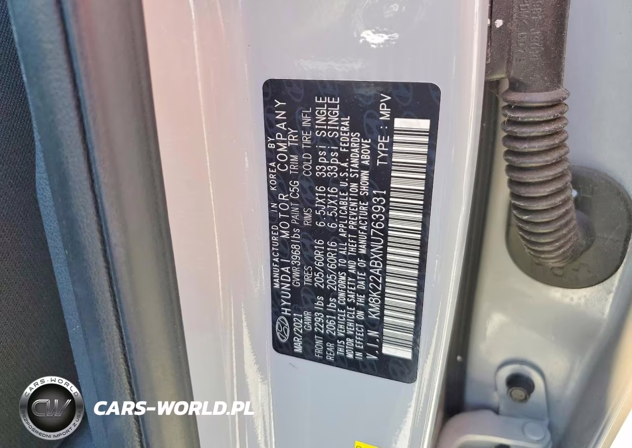 2022 Hyundai Kona Se VIN:KM8K22ABXNU763931 - 14