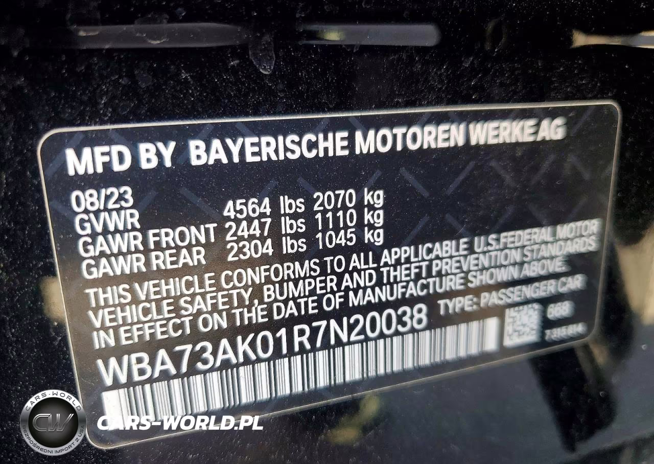 2024 BMW 228Xi VIN:WBA73AK01R7N20038 - 12
