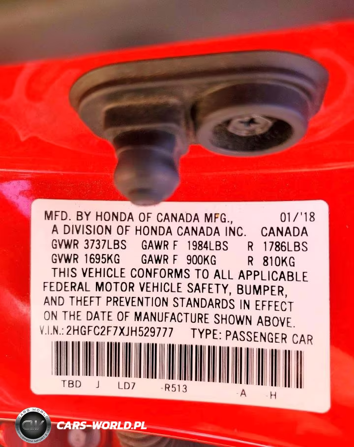 2018 Honda Civic Ex VIN:2HGFC2F7XJH529777 - 12