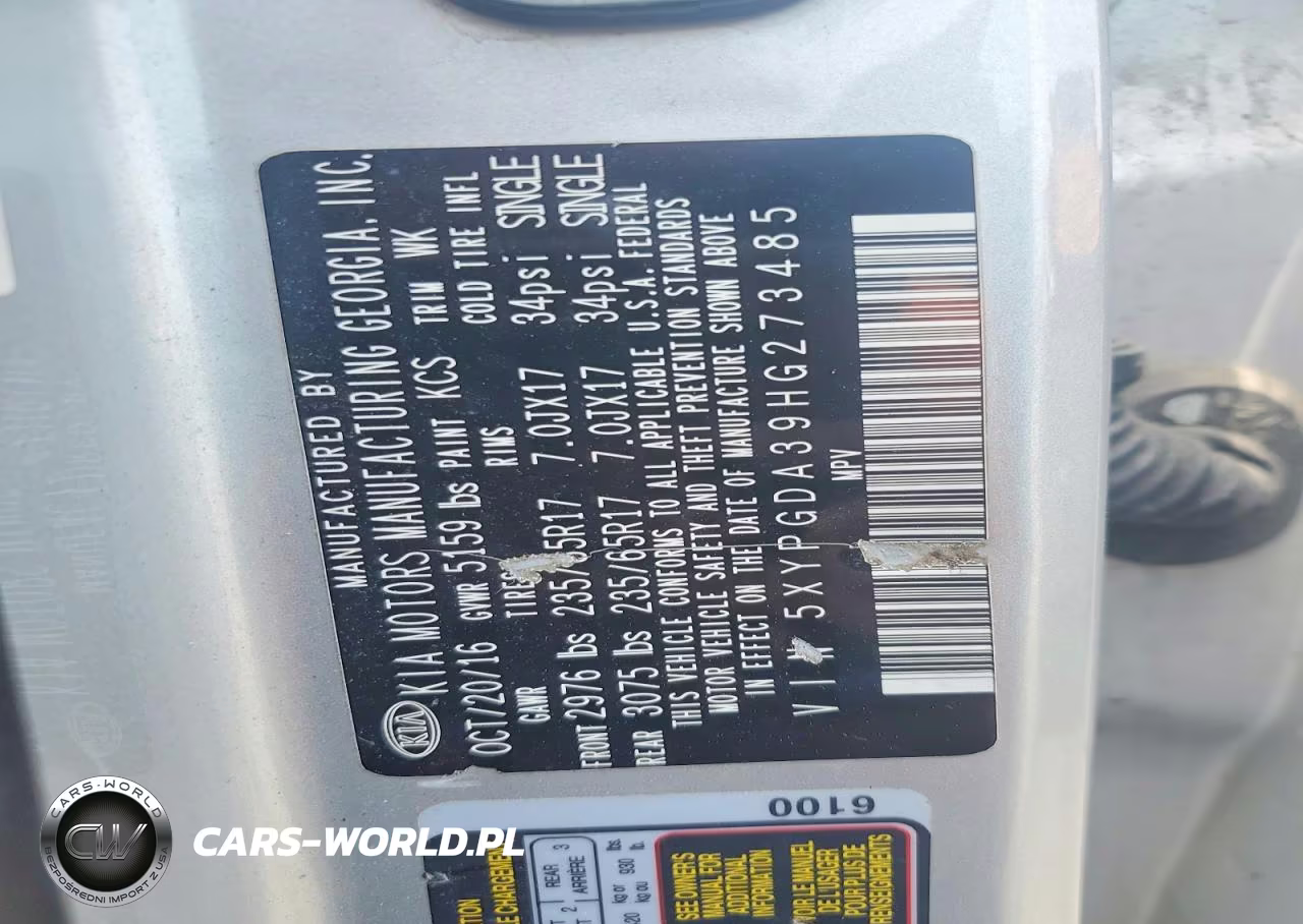 2017 Kia Sorento Lx VIN:5XYPGDA39HG273485 - 13