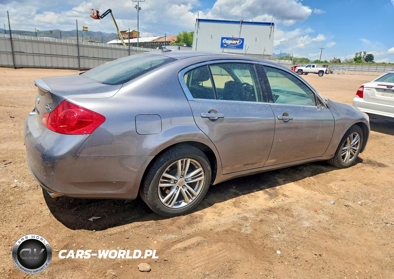 2012 Infiniti G25 Sedan X VIN:JN1DV6ARXCM860684 - 3