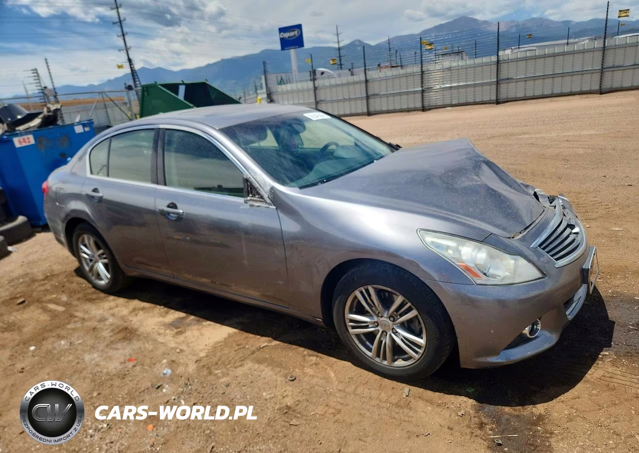 2012 Infiniti G25 Sedan X VIN:JN1DV6ARXCM860684 - 4
