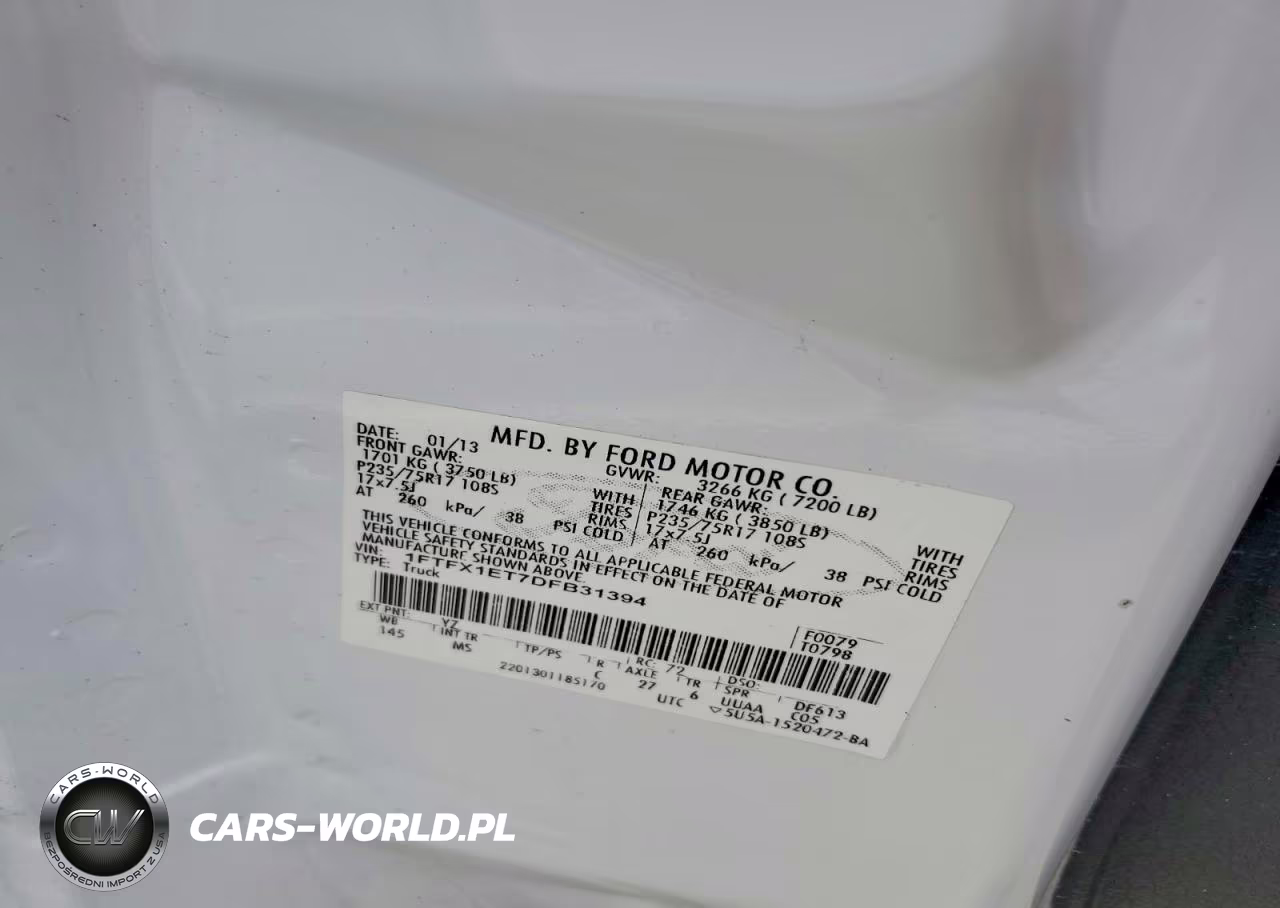 2013 Ford F150 Super Cab VIN:1FTFX1ET7DFB31394 - 12
